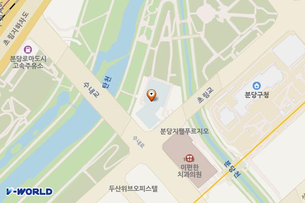 황새울국민체육센터 위치 지도 — 경기도 성남시 분당구 황새울로 273