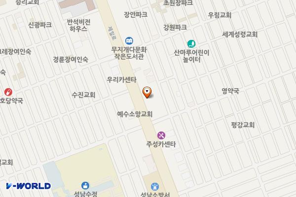 수진제3공영주차장 위치 지도 — 경기도 성남시 수정구 제일로 128