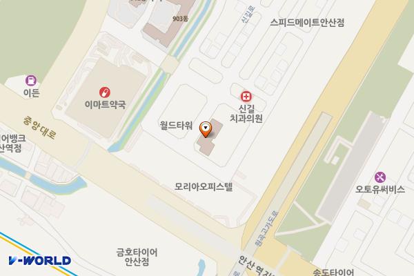 삼익리베리움오피스텔 위치 지도 — 경기도 안산시 단원구 신길로1길 94