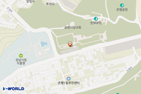 제2공영주차장 위치 지도 — 경기도 성남시 중원구 금빛로112번길 35