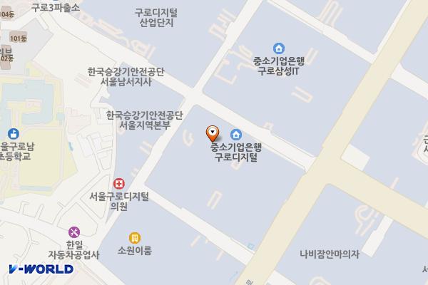 에이스테크노타워2차 위치 지도 — 서울특별시 구로구 디지털로31길 19