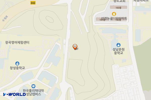 신성실내배드민턴장 위치 지도 — 경기도 성남시 수정구 수정로456번길 19