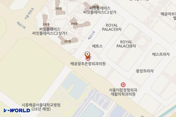 해든메디컬센터 위치 지도 — 경기도 시흥시 서울대학로264번길 26-16