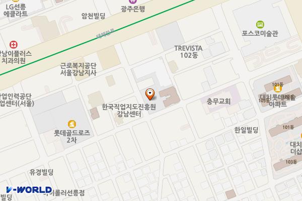 대우아이빌멤버스아파트 위치 지도 — 서울특별시 강남구 삼성로85길 42