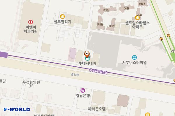 부산 괘법동 서부시외버스터미널 위치 지도 — 부산광역시 사상구 사상로 201