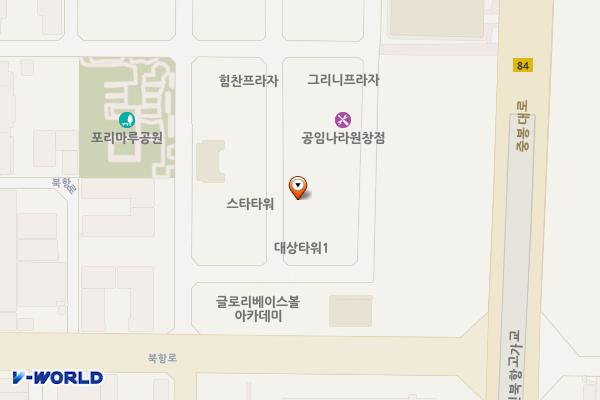 대상타워2차 위치 지도 — 인천광역시 서해구 북항로32번안길 9-6