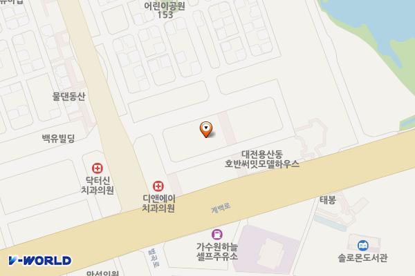 기아오토큐정비공장 위치 지도 — 대전광역시 서구 도안동로12번길 26