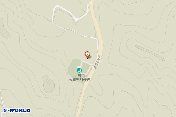 금마 독립만세공원 위치 지도 — 강원특별자치도 영월군 주천면 송학주천로 1003