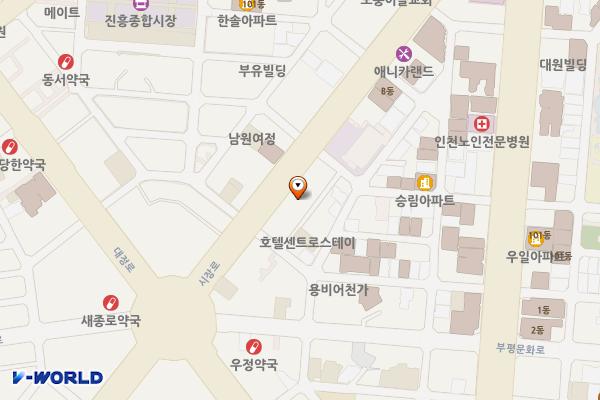 길리슈빌아파트 위치 지도 — 인천광역시 부평구 시장로 58