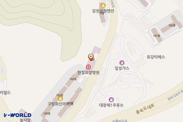 한빛요양병원 위치 지도 — 부산광역시 사하구 사하로 55