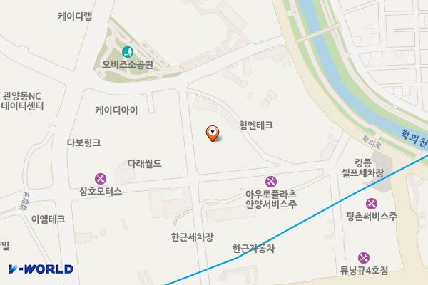 동일테크노타운아파트 위치 지도 — 경기도 안양시 동안구 시민대로365번길 40