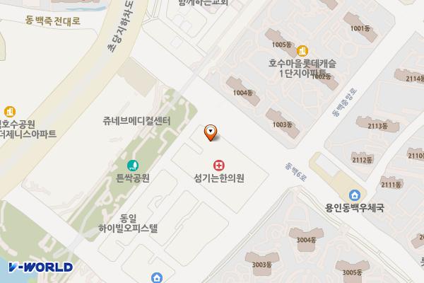 골드프라자 위치 지도 — 경기도 용인시 기흥구 동백중앙로 283