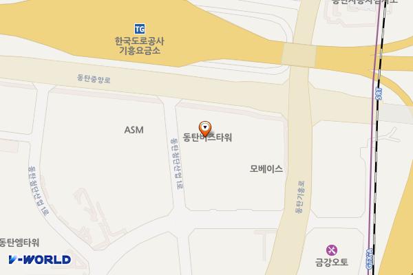 동탄비즈타워 위치 지도 — 경기도 화성시 동탄첨단산업1로 63-12