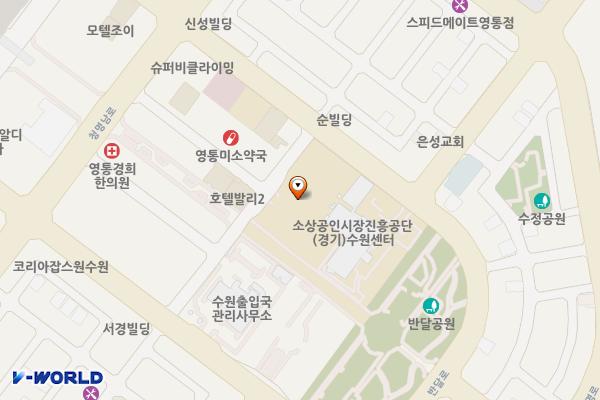 영통역아이파크오피스텔 위치 지도 — 경기도 수원시 영통구 반달로35번길 30
