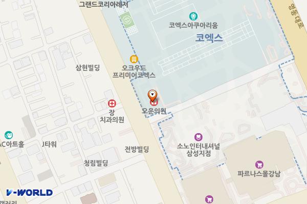 도심공항타워 위치 지도 — 서울특별시 강남구 테헤란로87길 36