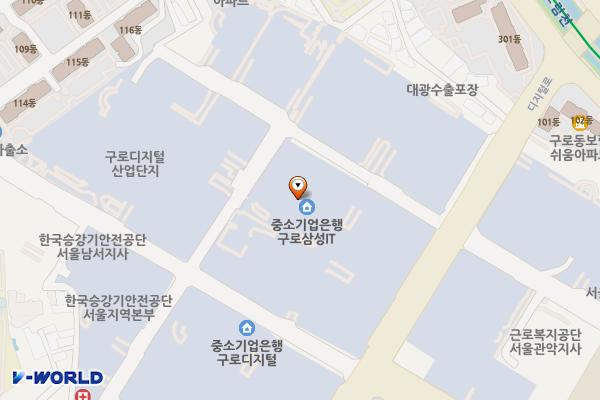 삼성아이티밸리 위치 지도 — 서울특별시 구로구 디지털로33길 27