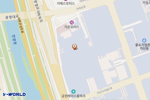 지밸리하우스디어반오피스텔 위치 지도 — 서울특별시 금천구 서부샛길 714