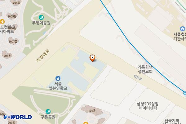 서울드와이트외국인학교 위치 지도 — 서울특별시 마포구 월드컵북로62길 21