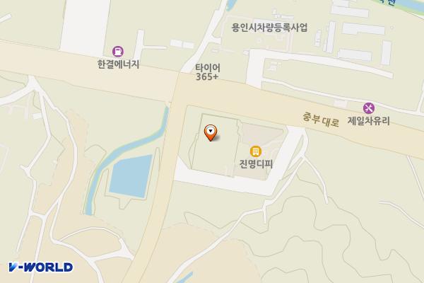 용인센트럴코업 위치 지도 — 경기도 용인시 처인구 중부대로 1216