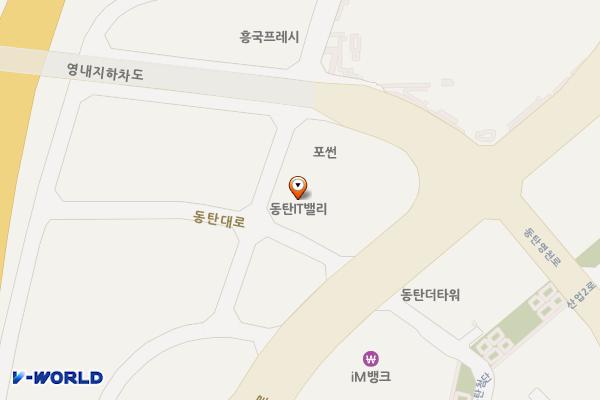 동탄아이티밸리 위치 지도 — 경기도 화성시 동탄대로 677-10
