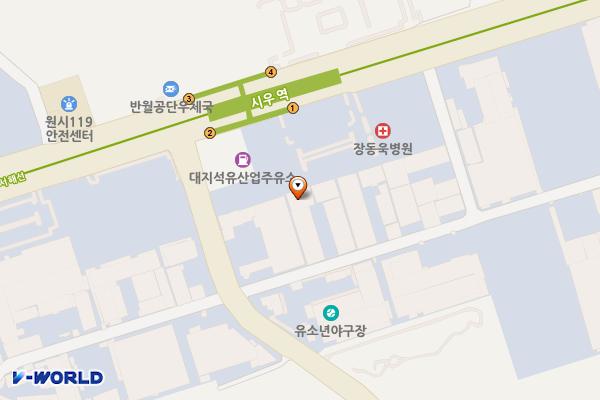 하늘엠아이 위치 지도 — 경기도 안산시 단원구 범지기로141번길 73