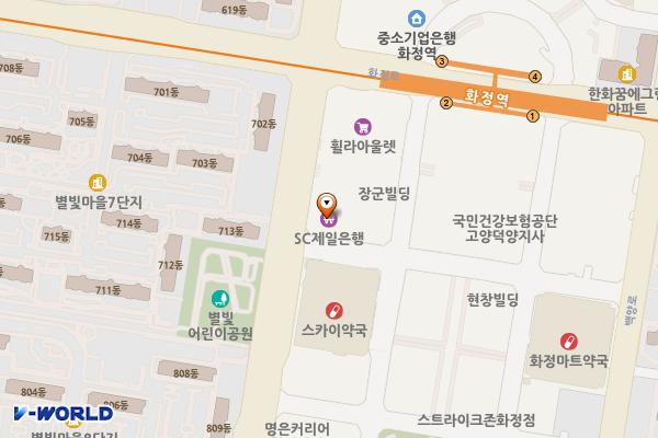 홀인원프라자빌딩 위치 지도 — 경기도 고양시 덕양구 화중로 72