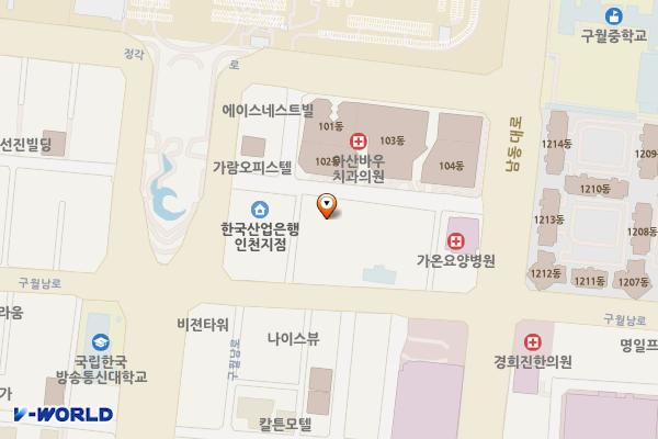 대흥빌딩 위치 지도 — 인천광역시 남동구 남동대로799번길 25