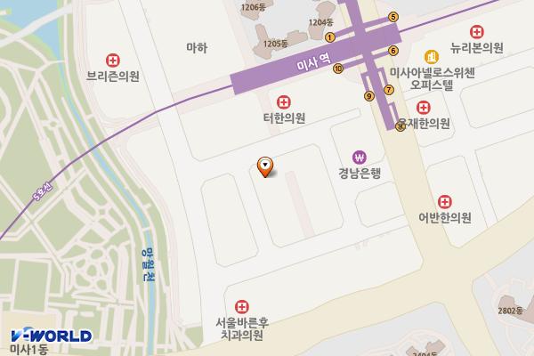 미사신성타워 위치 지도 — 경기도 하남시 미사강변중앙로170번길 12