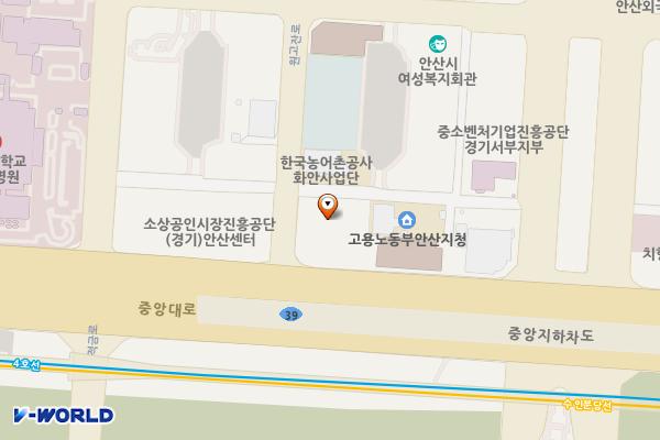 리베르오피스텔 위치 지도 — 경기도 안산시 단원구 원고잔로 6