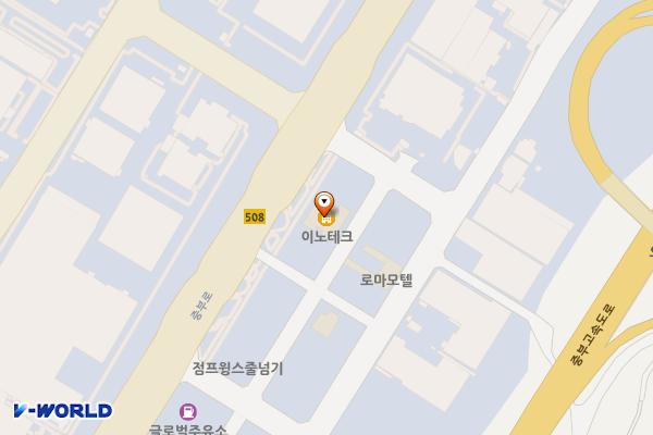 충북 양청리 제이원호텔 위치 지도 — 충청북도 청주시 청원구 오창읍 중부로 806