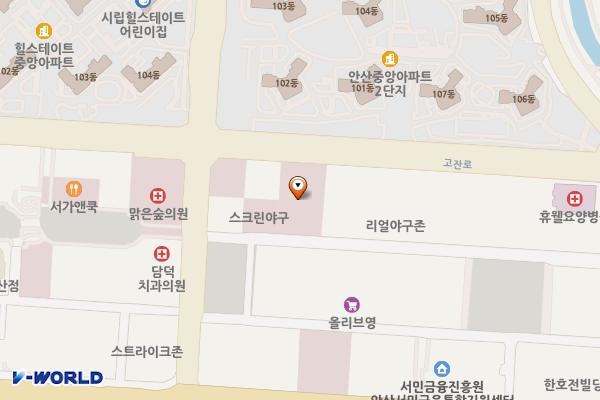 대동조이월드 위치 지도 — 경기도 안산시 단원구 고잔로 108