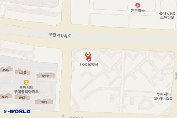 루원시티에스케이뷰아파트 위치 지도 — 인천광역시 서해구 가정로 437