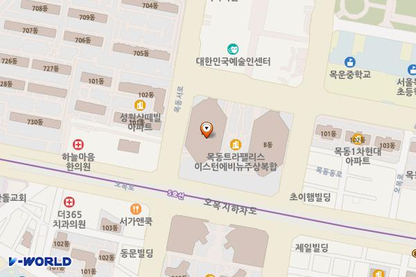 서울 양천구 이마트목동점 위치 지도 — 서울특별시 양천구 오목로 299