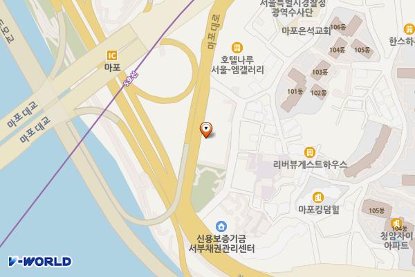 서울 마포구 강변한신코아오피스텔 위치 지도 — 서울특별시 마포구 마포대로4다길 18