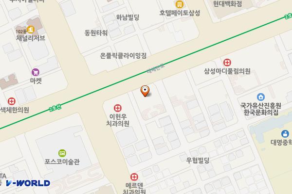 서울 강남구 해성2빌딩 위치 지도 — 서울특별시 강남구 테헤란로 508
