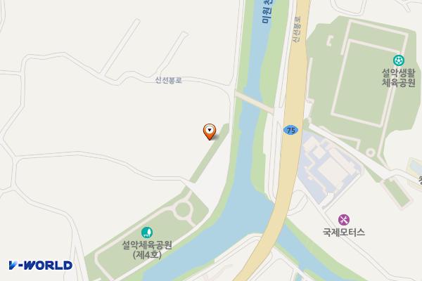 경기 가평군 스타벅스가평설악DT 위치 지도 — 경기도 가평군 설악면 신선봉로 14