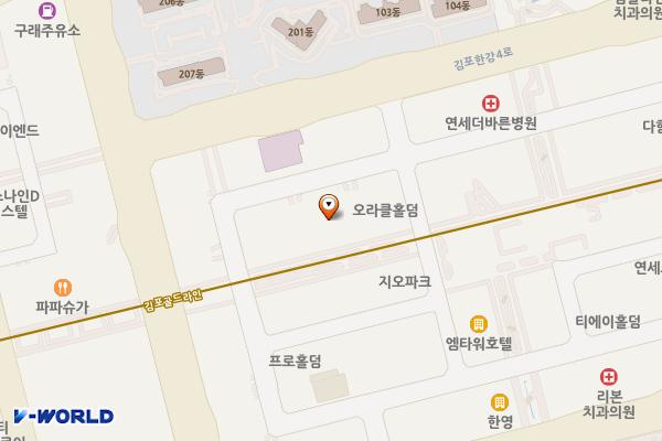경기 김포시 김포안강럭스나인 위치 지도 — 경기도 김포시 김포한강9로75번길 132