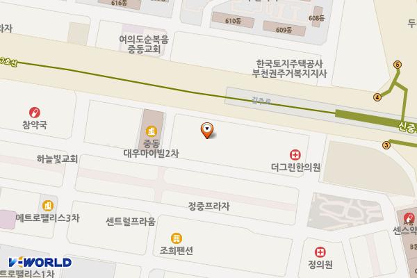 경기 부천시 무광오피스빌딩 위치 지도 — 경기도 부천시 원미구 길주로 276