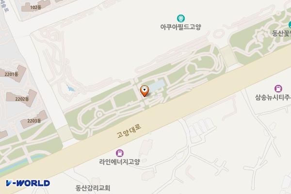 경기 고양시 고양근린공원주차장 위치 지도 — 경기도 고양시 덕양구 고양대로 1937