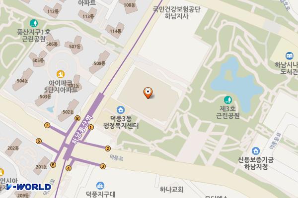 경기 하남시 이마트하남점 위치 지도 — 경기도 하남시 덕풍서로 70