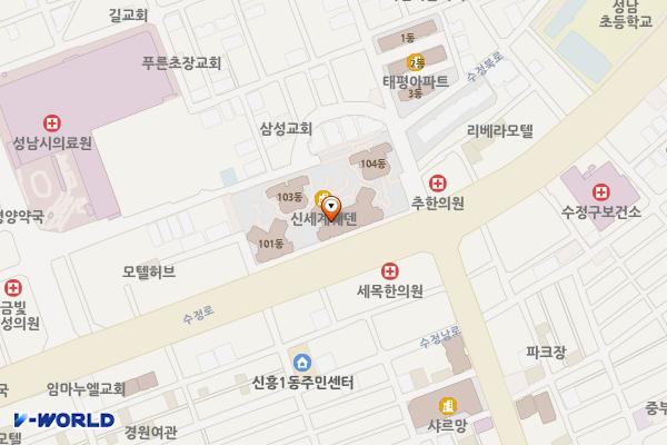경기 성남시 이마트성남점 위치 지도 — 경기도 성남시 수정구 수정로 201