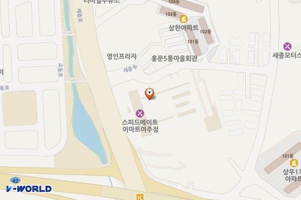 경기 여주시 이마트여주점 위치 지도 — 경기도 여주시 세종로 151
