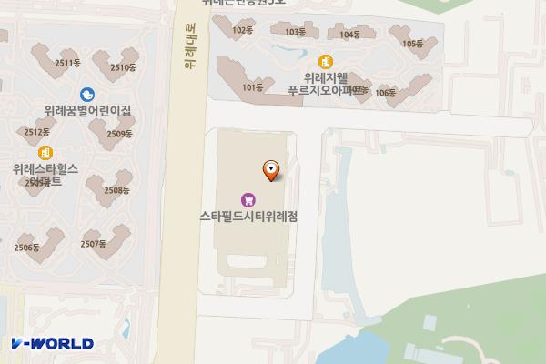 경기 하남시 스타필드시티위례점 위치 지도 — 경기도 하남시 위례대로 200