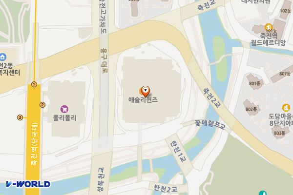 경기 용인시 이마트죽전점 위치 지도 — 경기도 용인시 수지구 포은대로 552