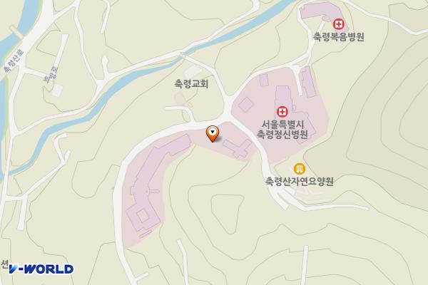 경기 남양주시 경기도립노인전문남양주병원 위치 지도 — 경기도 남양주시 수동면 외방로172번길 50