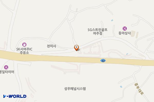 경기 여주시 스타벅스서여주ICDT 위치 지도 — 경기도 여주시 세종대왕면 중부대로 2685
