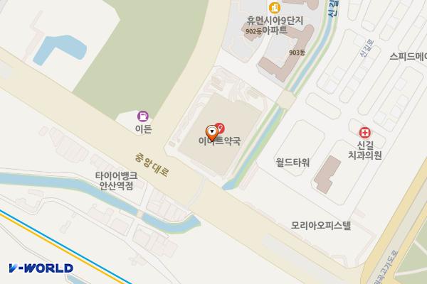 경기 안산시 이마트T안산점E 위치 지도 — 경기도 안산시 단원구 중앙대로 397