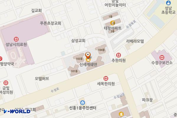 BMW차징스테이션 이마트성남점 위치 지도 — 경기도 성남시 수정구 수정로 201