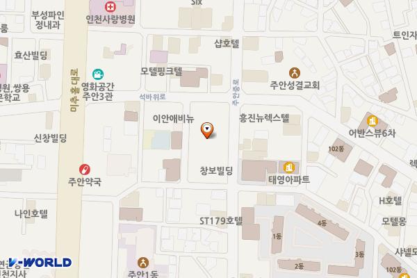 인천 미추홀구 신성쇼핑타워 위치 지도 — 인천광역시 미추홀구 주안중로 25