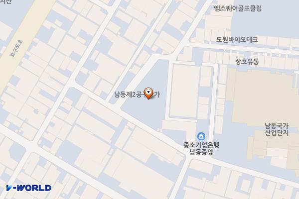 인천 남동구 남동제2공구상가 위치 지도 — 인천광역시 남동구 논현고잔로109번길 106